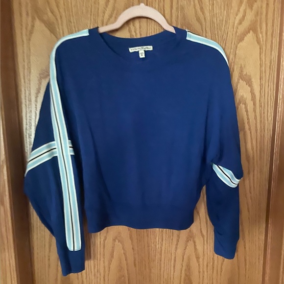 Royal Blue Cropped Sweatshirt - Picture 1 of 2